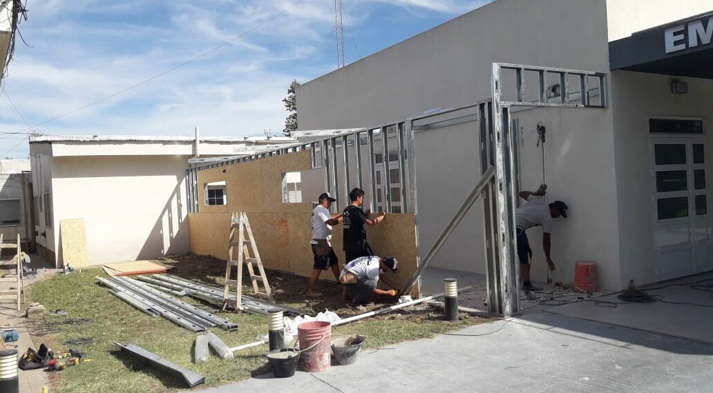 El municipio realiza obras para adaptar el Hospital ante la pandemia