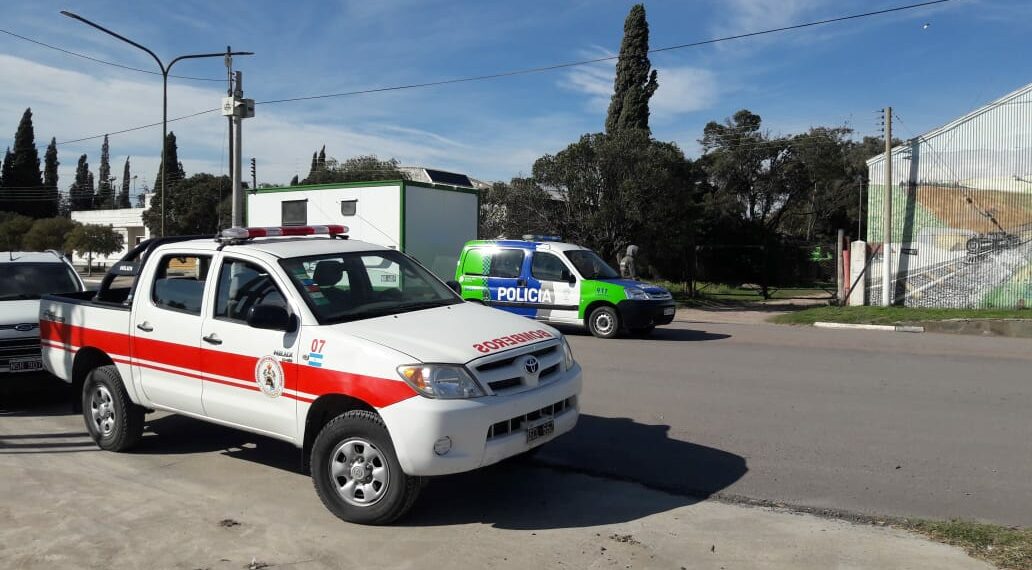 Los Bomberos Voluntarios, se suman a los controles en la ciudad cabecera