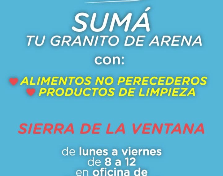 Red Solidaria en Sierra de la Ventana 