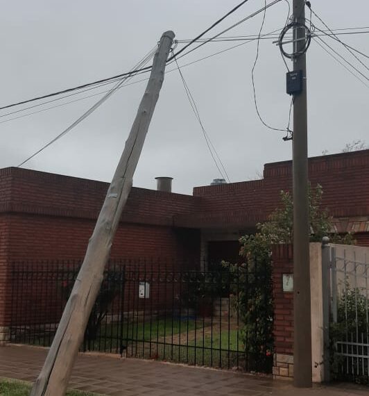 El viento causó inconvenientes en el servicio eléctrico