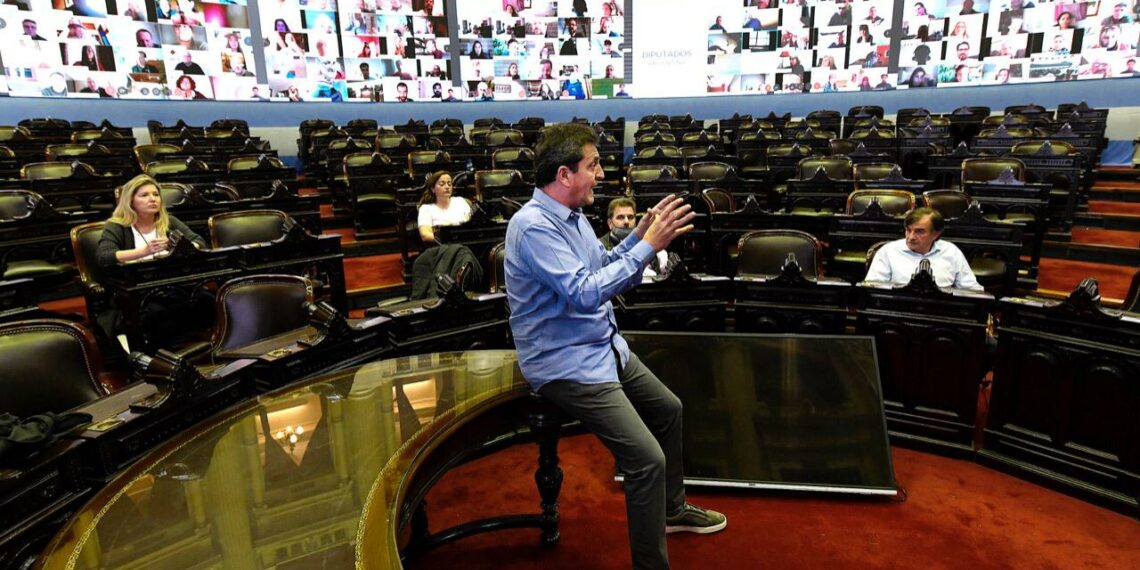EL CONGRESO SE PREPARA PARA LA PRIMERA SESIÓN VIRTUAL DE SU HISTORIA