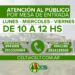 CELT. INFORMA: La mesa de entradas estará abierta Lunes, Miércoles y Viernes de 10 a 12 hs.
