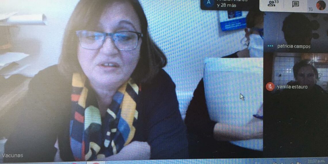 El área de Inmunizaciones se capacitó junto a referentes de Región Sanitaria I