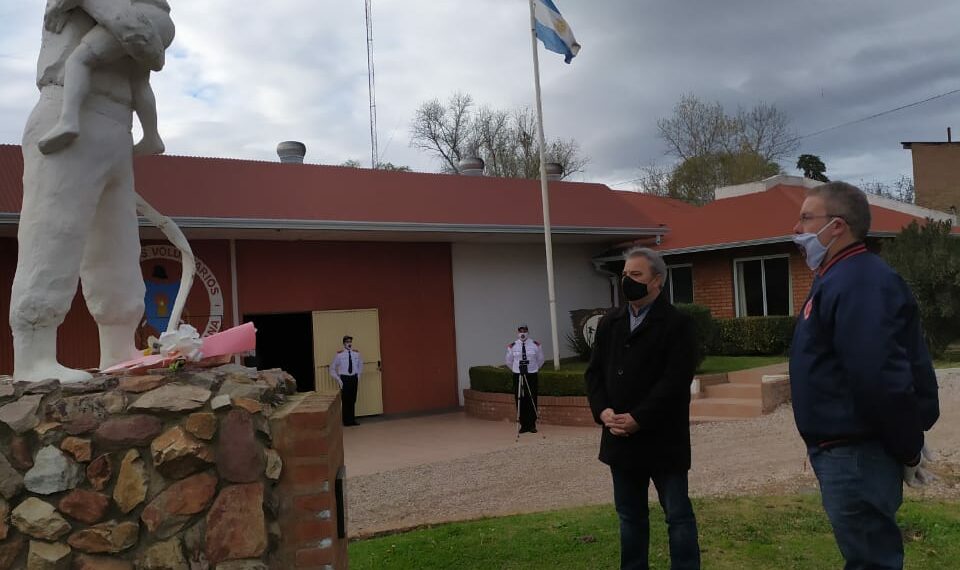 Bordoni participó de los actos por el Día del Bombero Voluntario