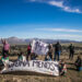 El Consejo Municipal de las Mujeres exhibió el número 144 en el Cerro Ceferino