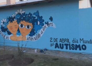 La Agrupación Tornquist Habla de Autismo culminará su mural con ayuda de la comunidad