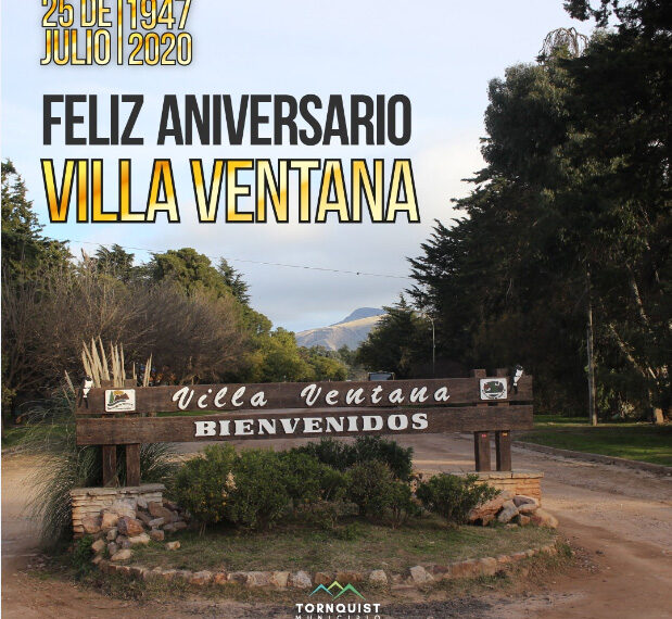 Hoy se cumple un nuevo Aniversario de Villa Ventana