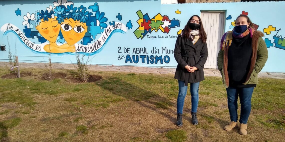 La Agrupación Tornquist Habla de Autismo culminará su mural con ayuda de la comunidad