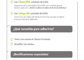 Invitan a comercios adherirse a CUENTA DNI