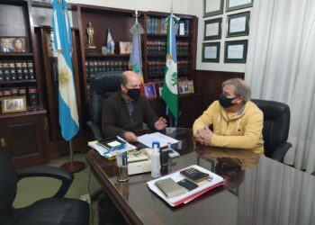 Bordoni se reunió con Mocero por el Plan de Gestión Integral de Residuos Sólidos Urbanos