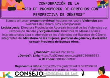 Nuevo encuentro virtual organizado por el Consejo Municipal de las Mujeres
