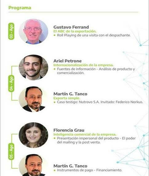 Taller virtual “Programa PyME Productivo Primera Exportación