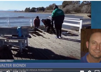Continúan las obras en el Club de Pesca Tornquist (video y fotos)