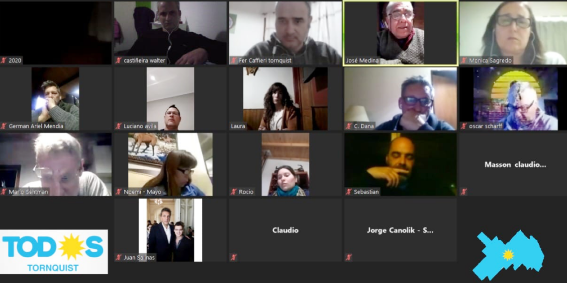 EL FRENTE DE TODOS MANTUVO UN ENCUENTRO VIRTUAL CON EL BLOQUE DE CONCEJALES