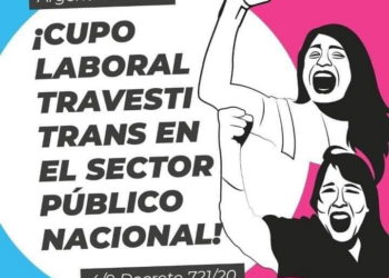 El Gobierno Nacional estableció un cupo laboral mínimo de personas travestis, transexuales y transgénero en el sector público