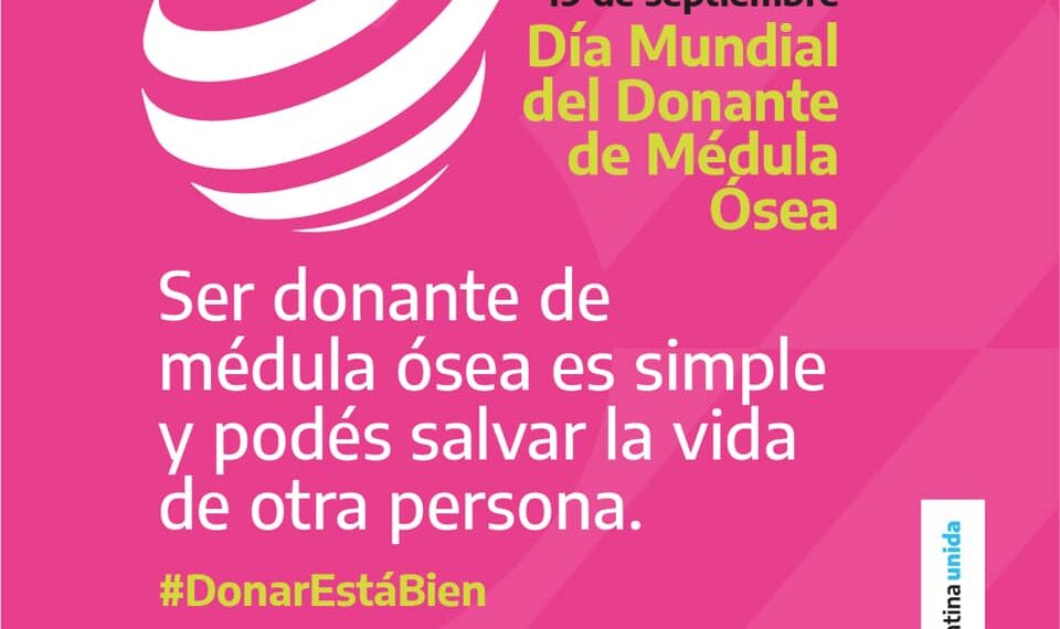 DÍA MUNDIAL DEL DONANTE DE MÉDULA OSEA