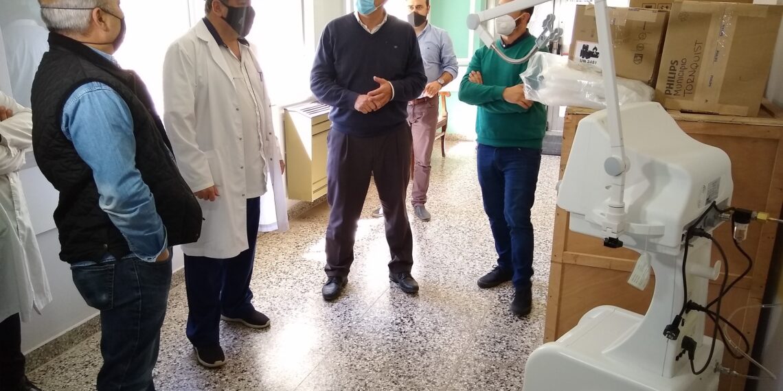 El Hospital Municipal de Tornquist recibió el equipamiento para armar una terapia intensiva