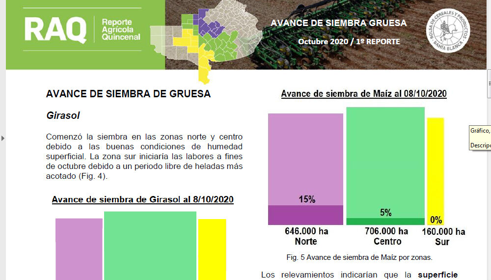 PRODUCCION: REPORTE DE SIEMBRA GRUESA
