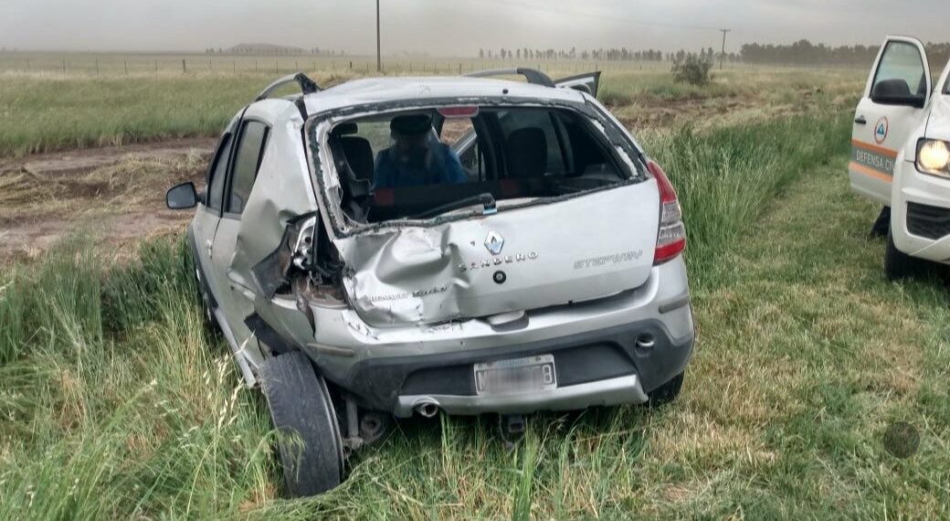 Choque en la ruta 33 y un traslado en ambulancia: advierten que hay baja visibilidad