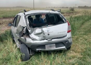 Choque en la ruta 33 y un traslado en ambulancia: advierten que hay baja visibilidad