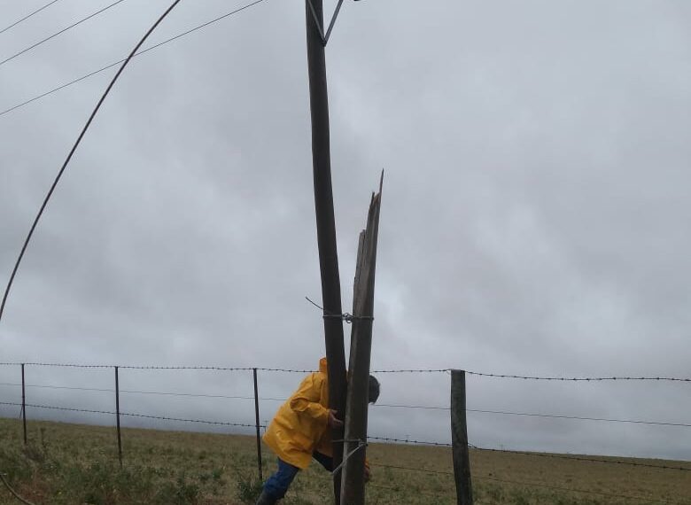 El temporal generó inconvenientes en el servicio eléctrico de Villa Ventana y la zona rural
