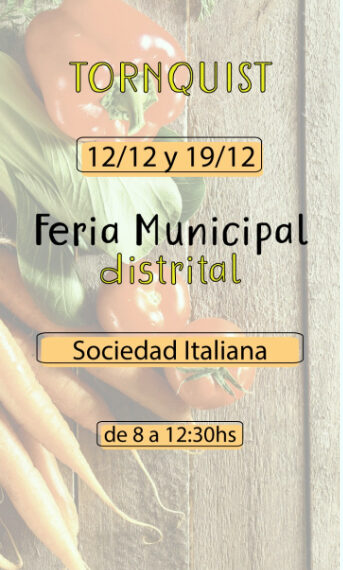 VUELVE LA FERIA MUNICIPAL DISTRITAL