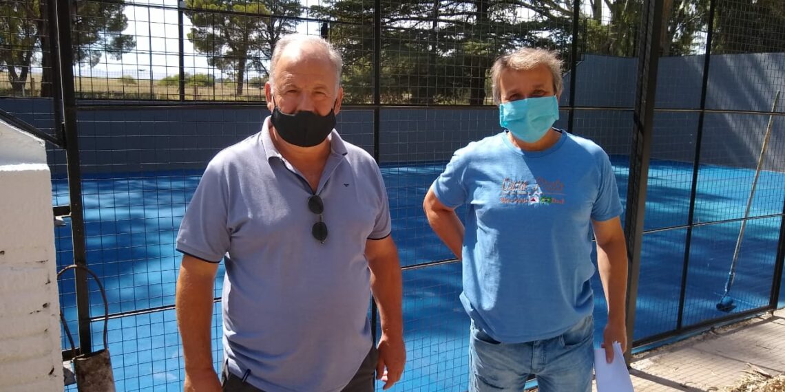 Avanzan las obras en el centro recreativo del Sindicato de Papeleros