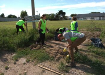 El municipio y el Voluntariado Ventania Verde avanzaron en la eliminación de minibasurales