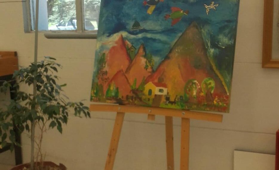 El Centro de Día y Hogar de Noche realizan una muestra artística itinerante