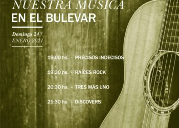 Sierra de la Ventana: ‘Nuestra música’ en el buolevard central