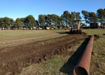 Avanza a paso firme la puesta en valor de la Pista Municipal de Atletismo