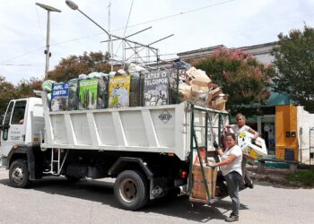 En 2020, se reciclaron en el distrito más de 100 toneladas de residuos