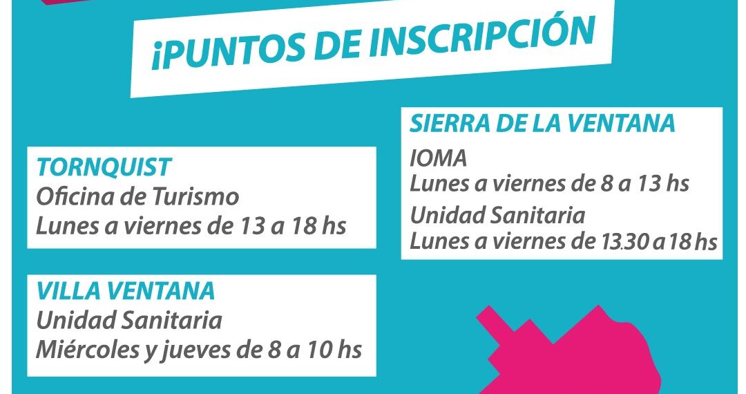 Puntos de inscripción en el distrito para la vacunación contra el Covid-19