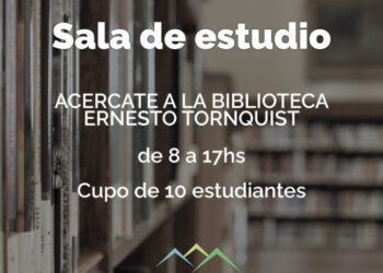 Fue nuevamente habilitada la Sala de Estudio de la Biblioteca ‘E. Tornquist’