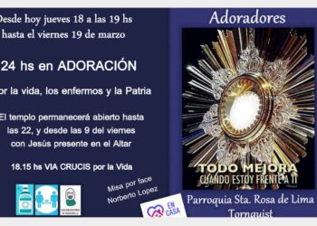 Iglesia Santa Rosa de Lima: 24 Horas de adoración al Santísimo