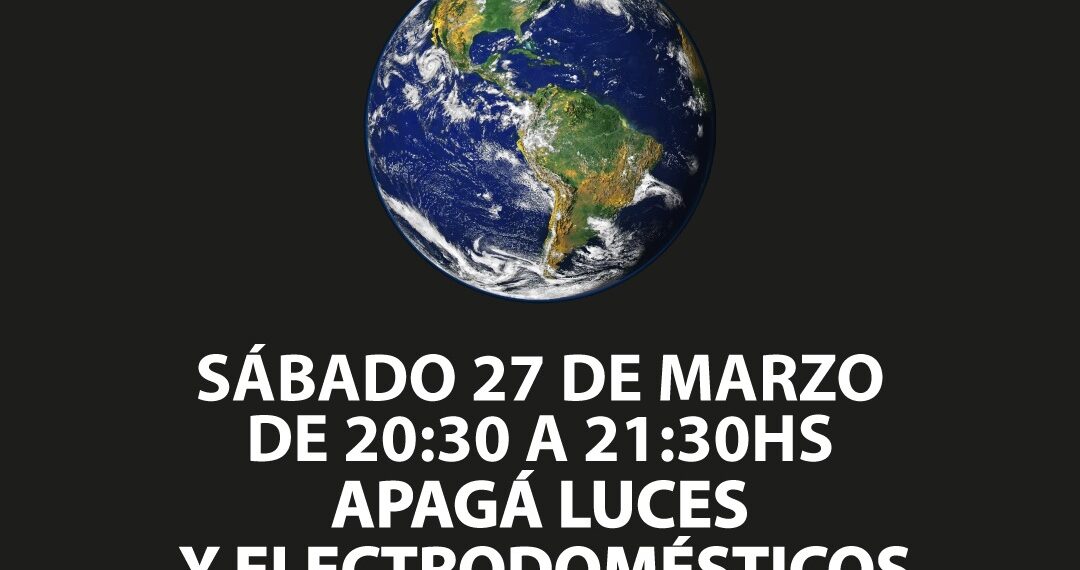 El municipio adherirá al apagón mundial ‘La Hora del Planeta’