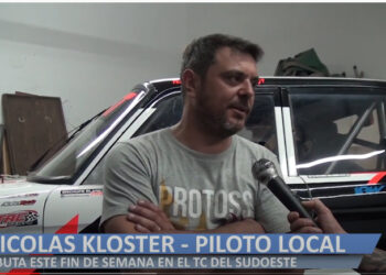 Nicolas Kloster y Manuel Picado en el TC. del Sudoeste en el Autódromo “Ezequiel Crisol”