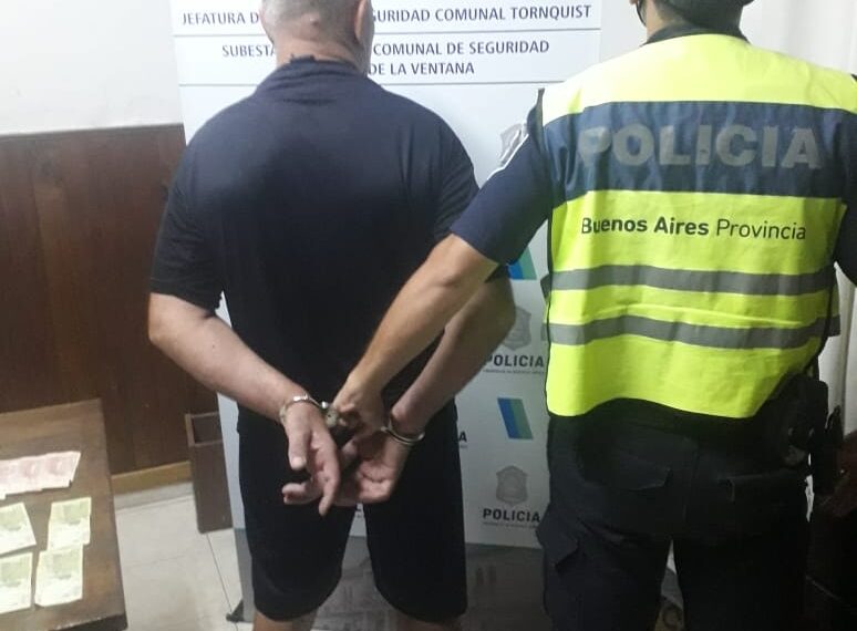La policía atrapó al asaltante de la 76 y San Andrés de la Sierra