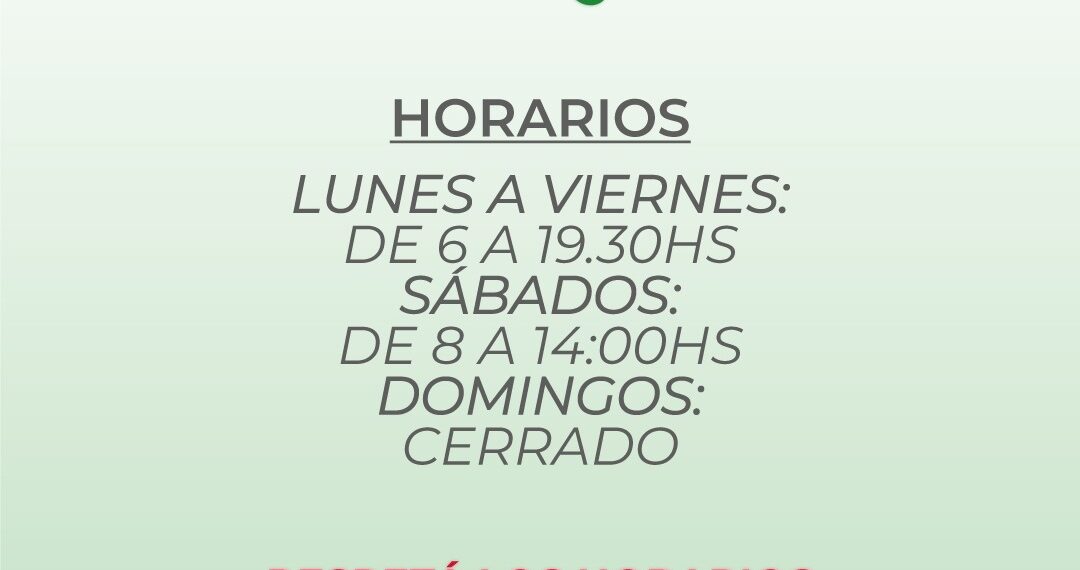 Horarios del basurero municipal de Tornquist
