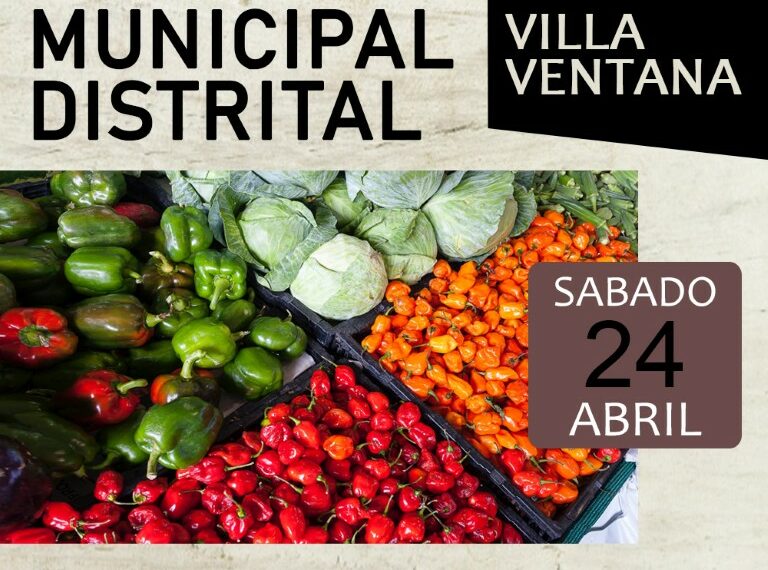 Este sábado la Feria Municipal Distrital se realizará en Villa Ventana