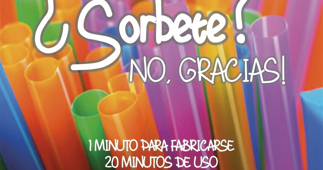 Recuerdan la prohibición de la utilización y entrega de sorbetes plásticos en el distrito