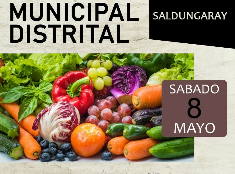 Sábado 8: Feria Municipal Distrital en Saldungaray