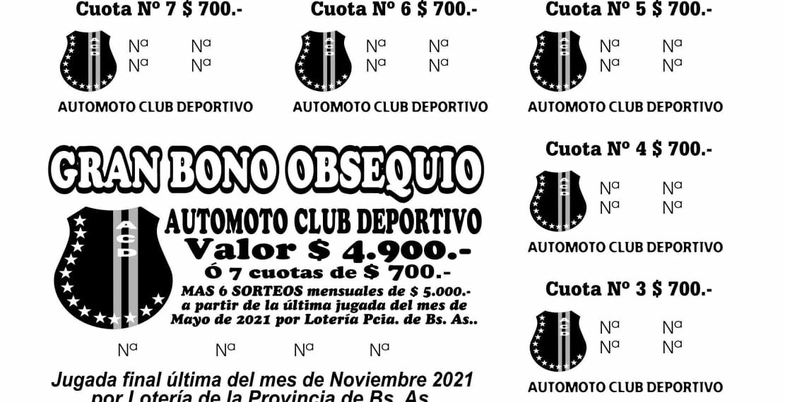 Automoto tiene a la venta su Gran Bono Obsequio anual