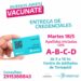Entrega de credenciales de la vacunación contra el Covid-19