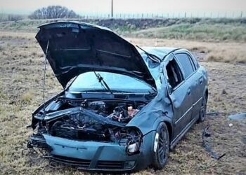 Dos personas fueron trasladadas a la Unidad Sanitaria de Saldungaray por un vuelco en la Ruta 72