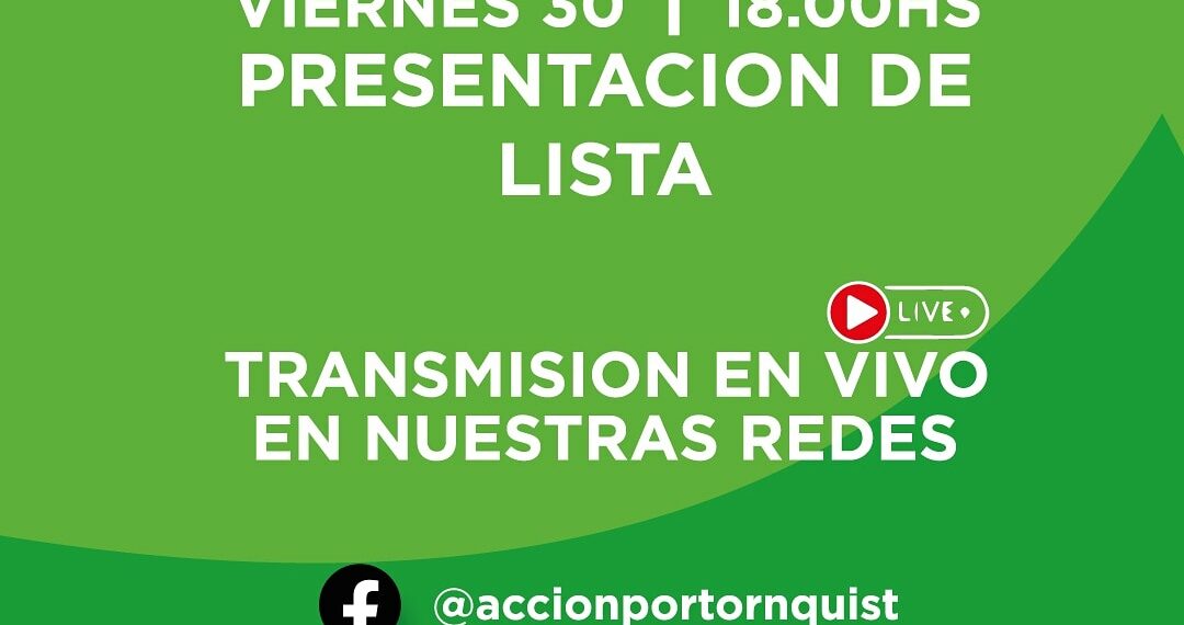 Acción por Tornquist presenta su lista de precandidatos
