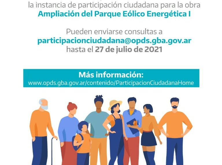 Abierta la instancia de participación ciudadana para la ampliación del Parque Eólico Energética I