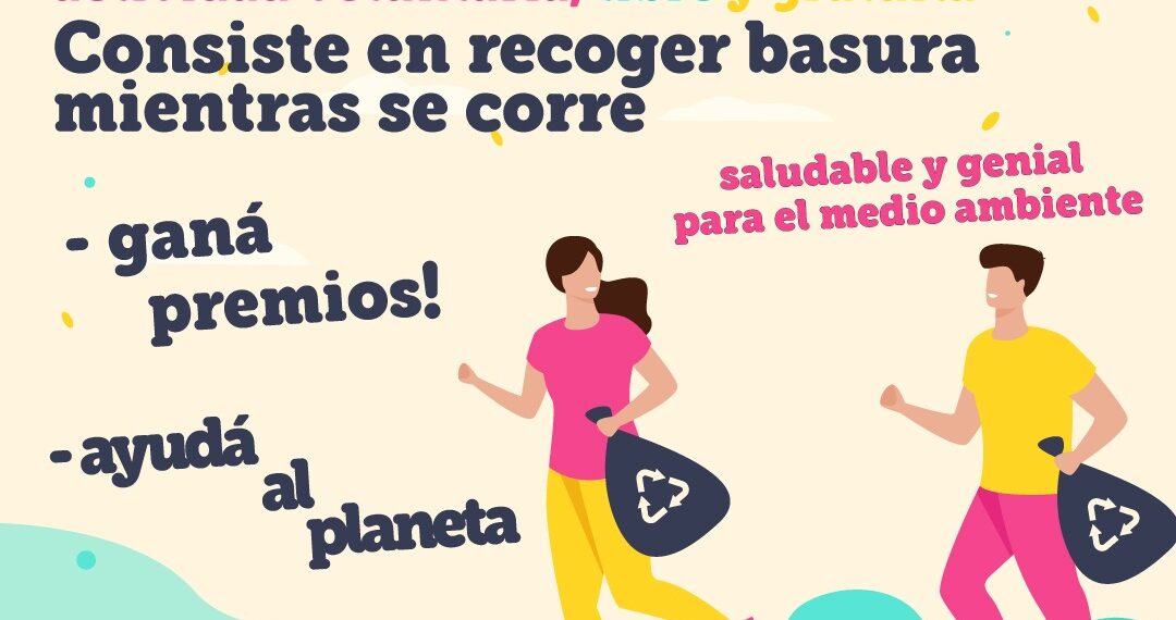 Invitan a hacer plogging, recolectar basura mientras se corre o camina
