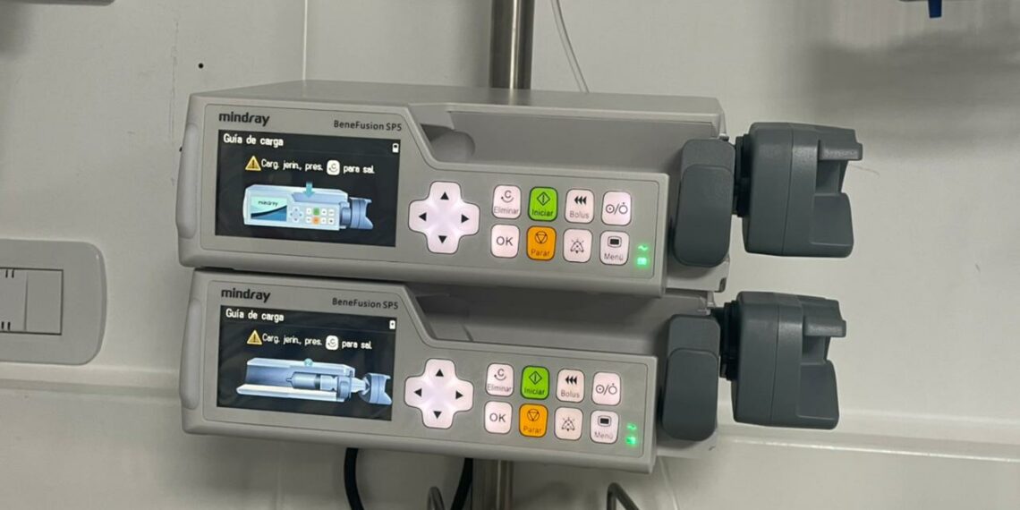 El Hospital recibió 15 bombas de infusión de Región Sanitaria I
