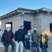 Bordoni visitó la construcción del Centro de Jubilados de Villa Ventana
